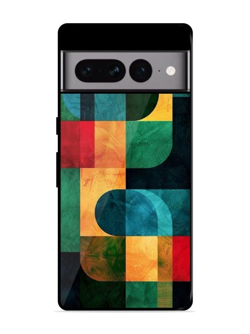 Geometric Harmony Glossy Soft Edge Case for Google Pixel 7 Pro Chachhi