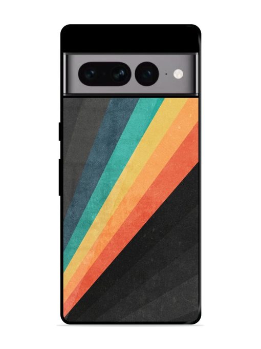 Retro Spectrum Glossy Soft Edge Case for Google Pixel 7 Pro Chachhi