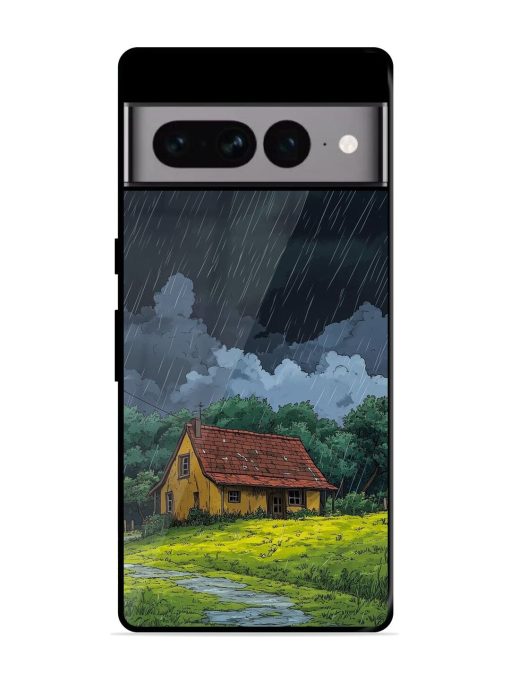 Rainy Day Retreat Glossy Soft Edge Case for Google Pixel 7 Pro Chachhi