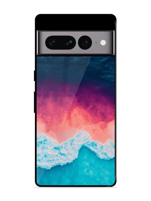 Where The Ocean Meets The Sky Glossy Soft Edge Case for Google Pixel 7 Pro Chachhi