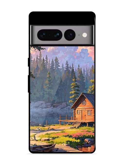 Lakeside Serenity Glossy Soft Edge Case for Google Pixel 7 Pro Chachhi