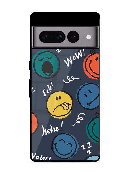 Emoticon Parade Glossy Soft Edge Case for Google Pixel 7 Pro Chachhi