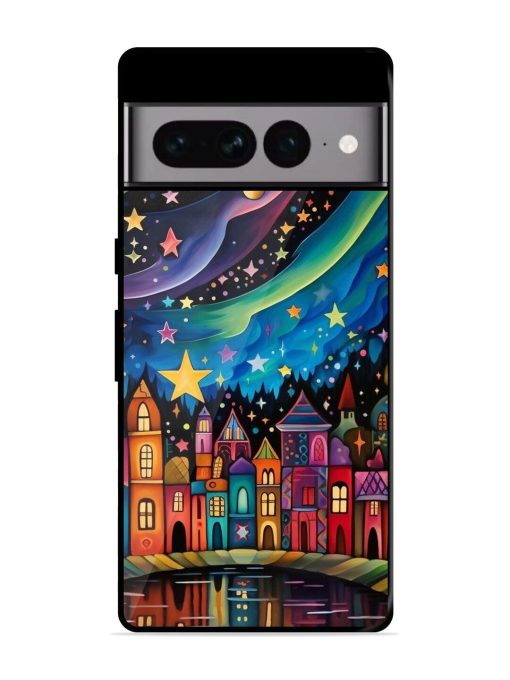 Starlit Village Glossy Soft Edge Case for Google Pixel 7 Pro Chachhi