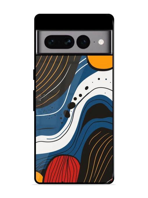 Abstract Expression Glossy Soft Edge Case for Google Pixel 7 Pro Chachhi