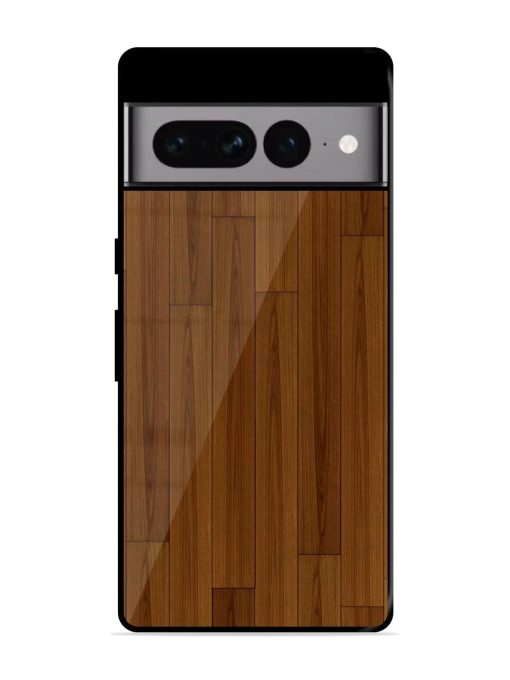 Warm Woodgrain Glossy Soft Edge Case for Google Pixel 7 Pro Chachhi