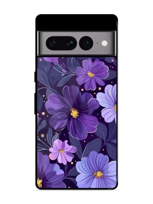 Purple Paradise Glossy Soft Edge Case for Google Pixel 7 Pro Chachhi