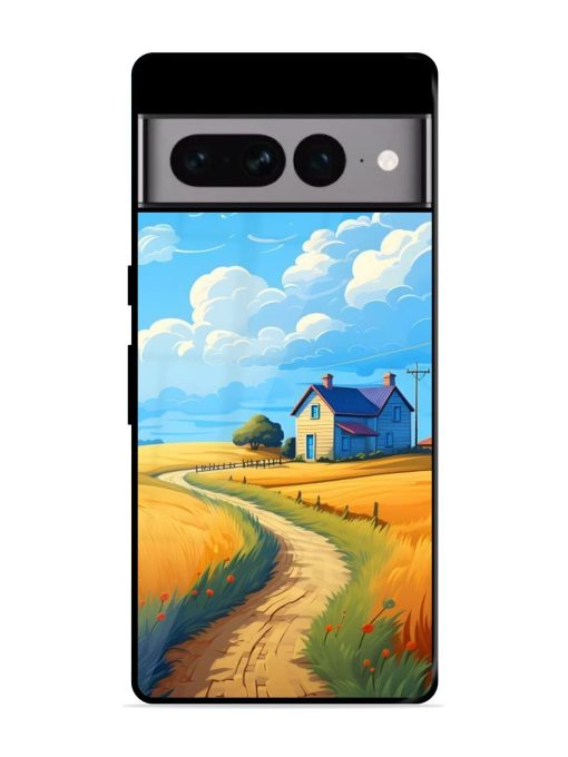 Countryside Cottage Glossy Soft Edge Case for Google Pixel 7 Pro Chachhi