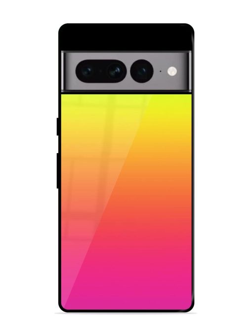 Rainbow Gradient Glossy Soft Edge Case for Google Pixel 7 Pro Chachhi