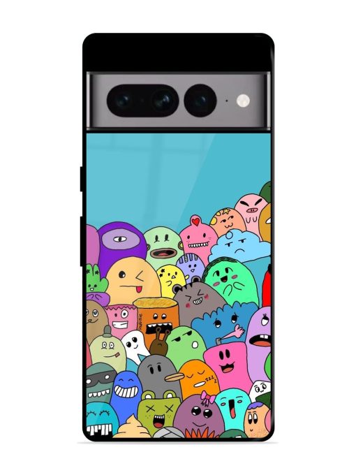 Monster Mash Glossy Soft Edge Case for Google Pixel 7 Pro Chachhi