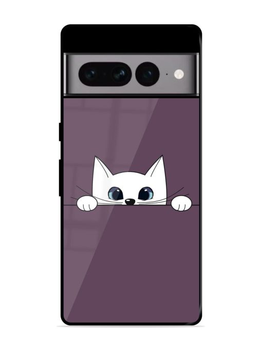 Peek-A-Boo Kitty Glossy Soft Edge Case for Google Pixel 7 Pro Chachhi