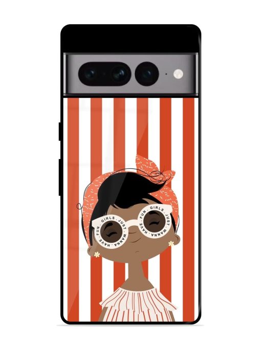 Girls Just Wanna Have Fun Glossy Soft Edge Case for Google Pixel 7 Pro Chachhi