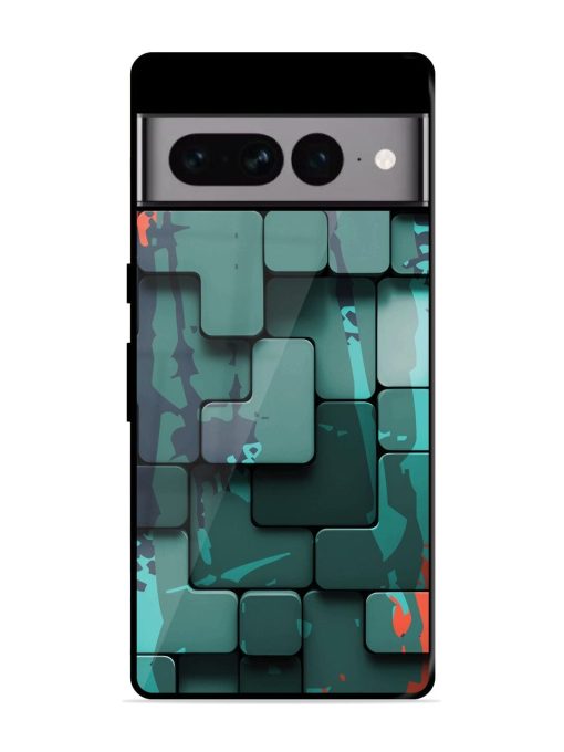 Abstract Geometric Mosaic Glossy Soft Edge Case for Google Pixel 7 Pro Chachhi