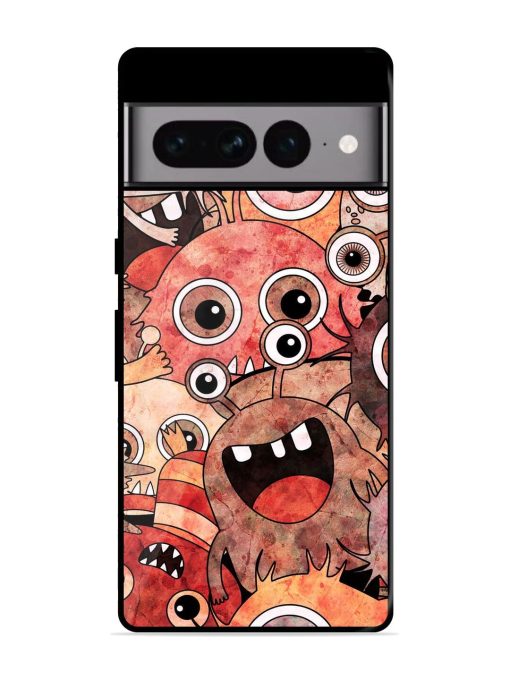 Monster Mash Glossy Soft Edge Case for Google Pixel 7 Pro Chachhi