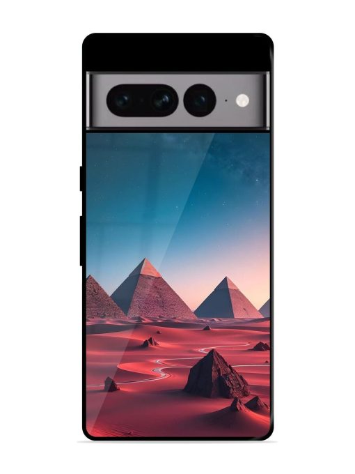 Ancient Wonders Sky Glossy Soft Edge Case for Google Pixel 7 Pro Chachhi