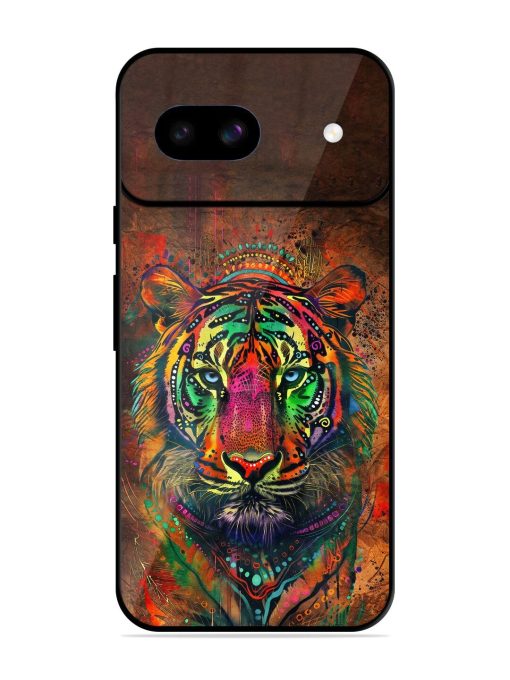 Cosmic Tiger Glossy Soft Edge Case for Google Pixel 8A Chachhi