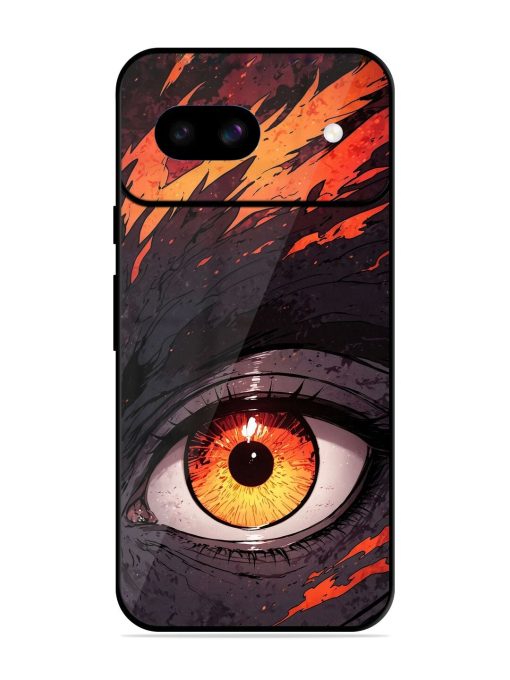 Inferno Gaze Glossy Soft Edge Case for Google Pixel 8A Chachhi