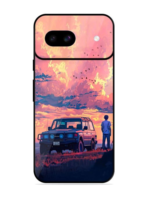 Solitude'S Horizon Glossy Soft Edge Case for Google Pixel 8A Chachhi