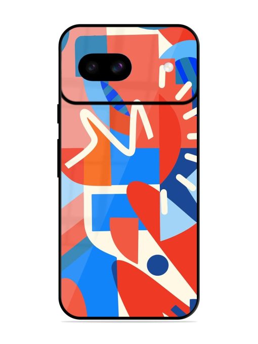 Abstract Harmony Glossy Soft Edge Case for Google Pixel 8A Chachhi