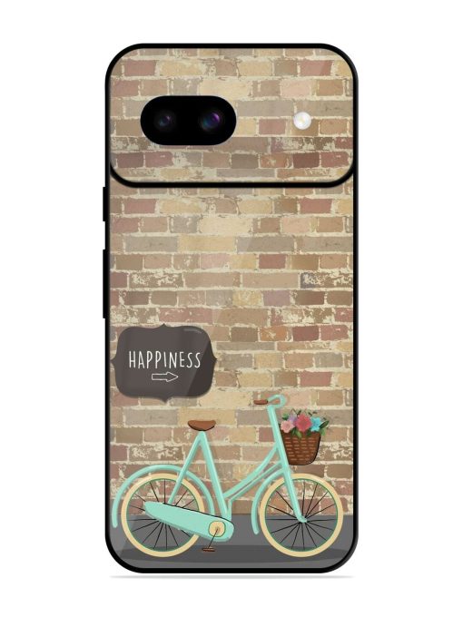 Pedaling Towards Happiness Glossy Soft Edge Case for Google Pixel 8A Chachhi