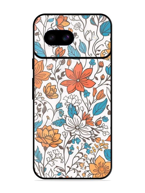 Floral Symphony Glossy Soft Edge Case for Google Pixel 8A Chachhi