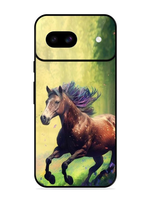 Enchanted Gallop Glossy Soft Edge Case for Google Pixel 8A Chachhi