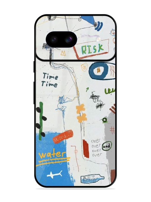 Mind Map Madness Glossy Soft Edge Case for Google Pixel 8A Chachhi