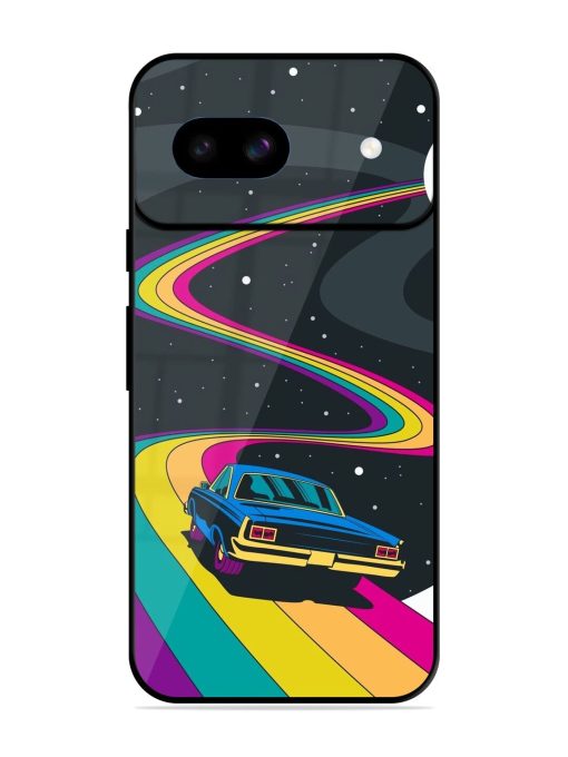 Rainbow Road Glossy Soft Edge Case for Google Pixel 8A Chachhi