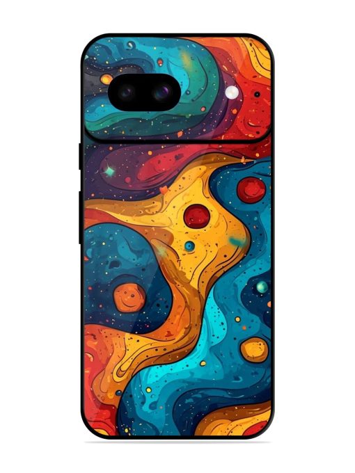 Cosmic Swirl Glossy Soft Edge Case for Google Pixel 8A Chachhi