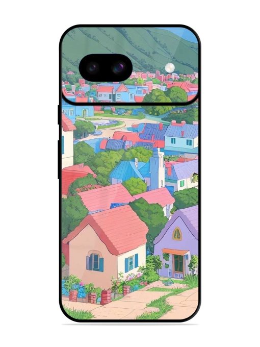 Pastel Paradise Glossy Soft Edge Case for Google Pixel 8A Chachhi