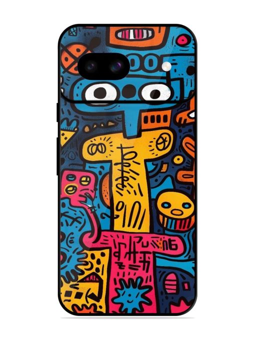 Doodletopia Glossy Soft Edge Case for Google Pixel 8A Chachhi