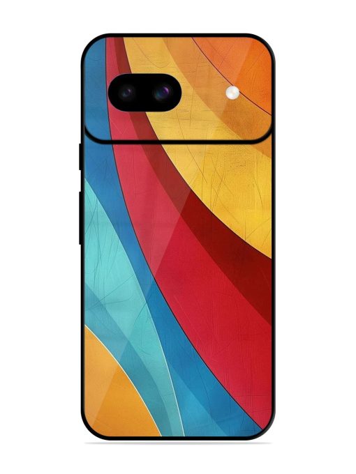 Curving Canvas Glossy Soft Edge Case for Google Pixel 8A Chachhi