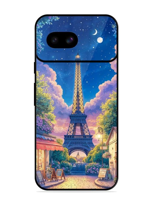 Twilight In Paris Glossy Soft Edge Case for Google Pixel 8A Chachhi