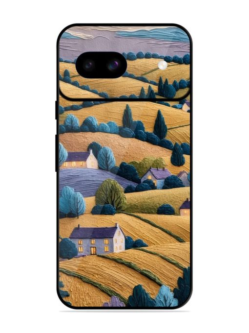 Rolling Hilltop Haven Glossy Soft Edge Case for Google Pixel 8A Chachhi