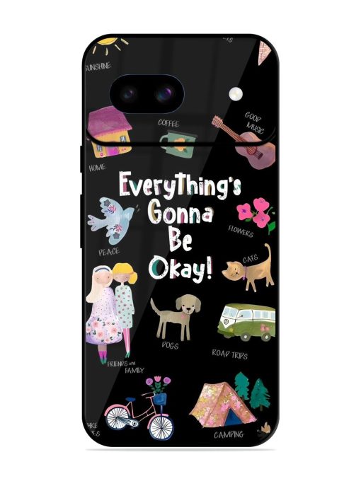 Everything'S Gonna Be Okay Glossy Soft Edge Case for Google Pixel 8A Chachhi