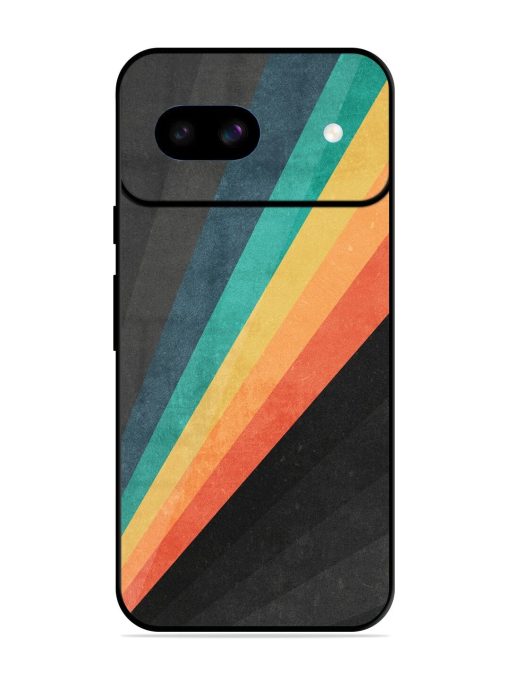 Retro Spectrum Glossy Soft Edge Case for Google Pixel 8A Chachhi