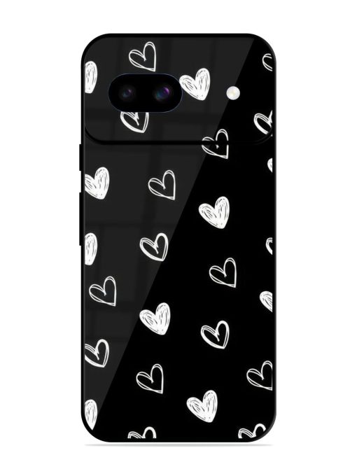 Scattered Hearts Glossy Soft Edge Case for Google Pixel 8A Chachhi