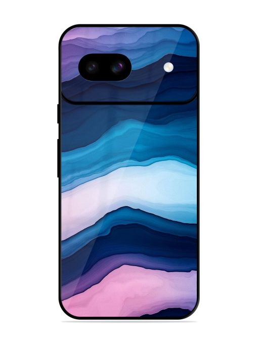 Oceanic Layers Glossy Soft Edge Case for Google Pixel 8A Chachhi