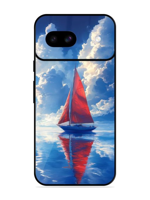 Crimson Sails Glossy Soft Edge Case for Google Pixel 8A Chachhi