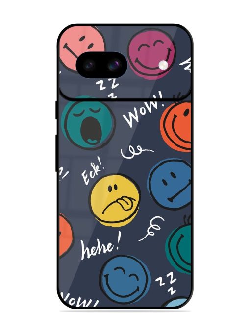 Emoticon Parade Glossy Soft Edge Case for Google Pixel 8A Chachhi