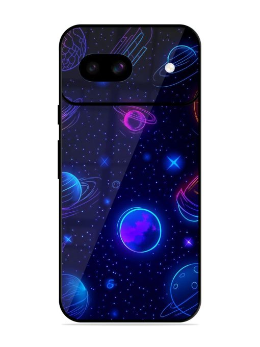 Neon Cosmos Glossy Soft Edge Case for Google Pixel 8A Chachhi