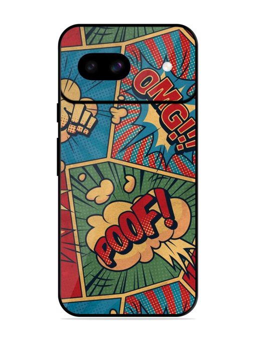 Comic Book Chaos Glossy Soft Edge Case for Google Pixel 8A Chachhi