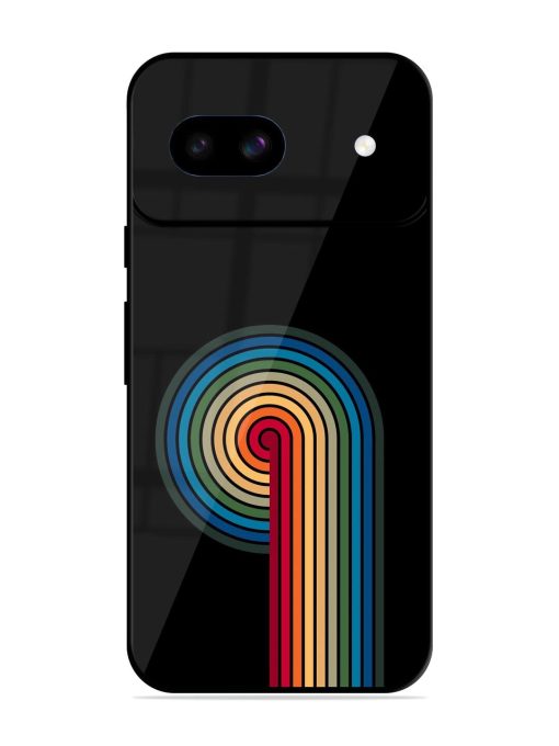 Rainbow Ripple Glossy Soft Edge Case for Google Pixel 8A Chachhi