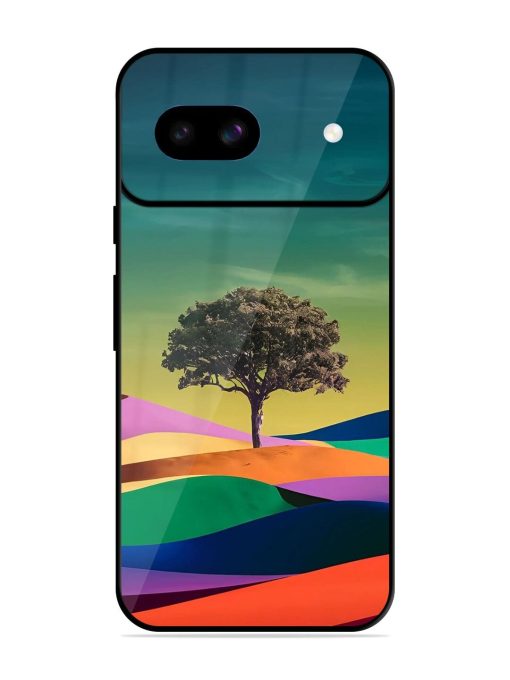 Rainbow'S Lone Sentinel Glossy Soft Edge Case for Google Pixel 8A Chachhi