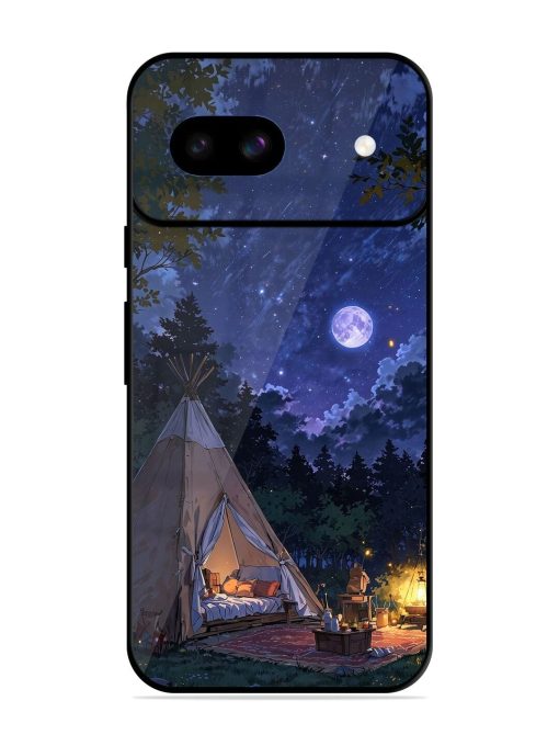 Moonlight Camping Glossy Soft Edge Case for Google Pixel 8A Chachhi