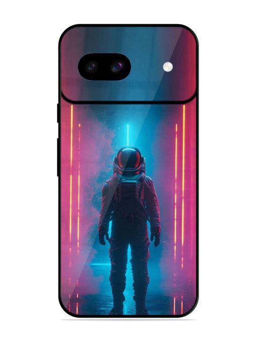 Neon Astronaut Glossy Soft Edge Case for Google Pixel 8A