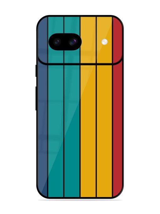 Retro Stripes Glossy Soft Edge Case for Google Pixel 8A Chachhi