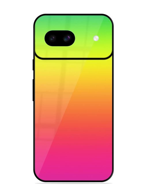 Rainbow Gradient Glossy Soft Edge Case for Google Pixel 8A Chachhi