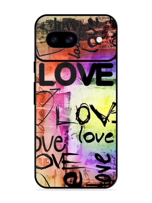 Love Graffiti Glossy Soft Edge Case for Google Pixel 8A Chachhi