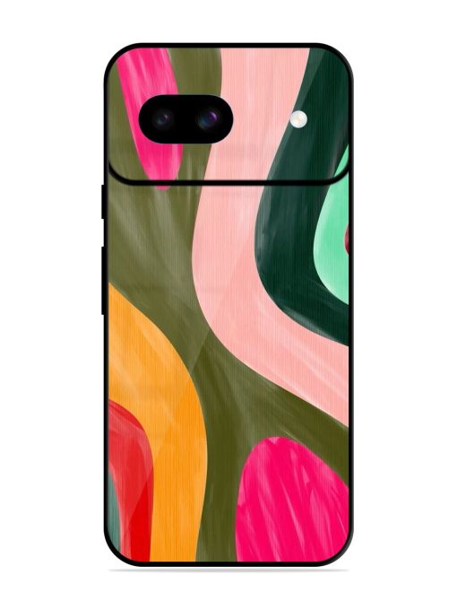 Wavy Wonderland Glossy Soft Edge Case for Google Pixel 8A Chachhi