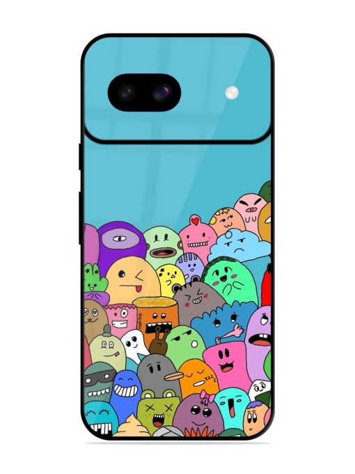 Monster Mash Glossy Soft Edge Case for Google Pixel 8A Chachhi